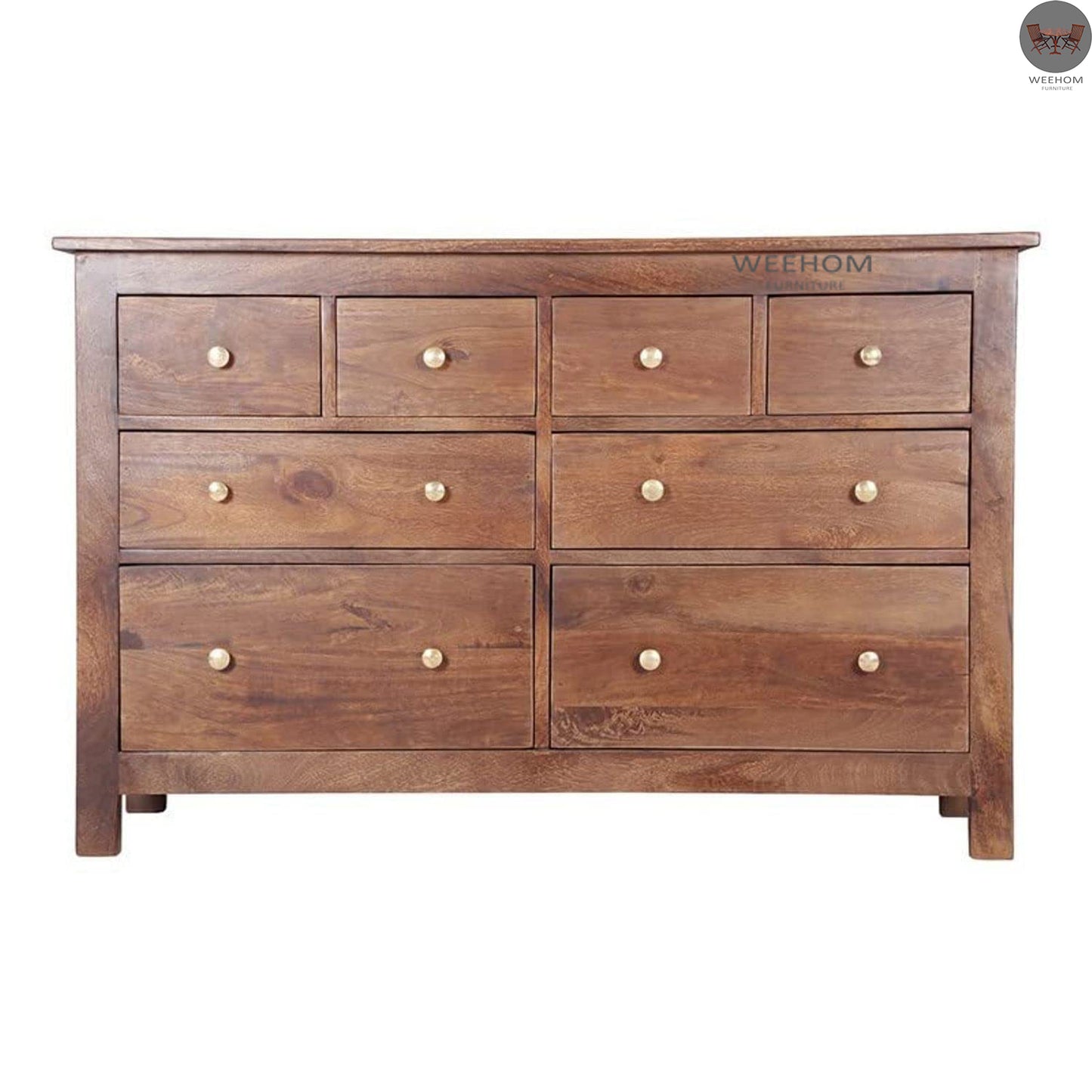 Weehom Furniture Wooden Chest of Drawer | Solid Wood Chest of Drawer
