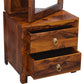Kubera Solid Wood Sheesham Dresser With 2 Drawers For Bedroom