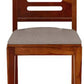 WeeHom Furniture Urban 2 Seater Sheesham Wood Dining Set with 2 Cream Cushion Chairs